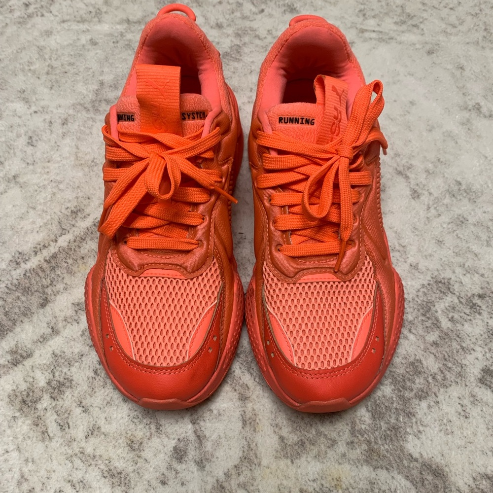 Puma Bright Coral Athletic Shoes